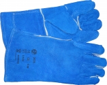 Сварочные перчатки краги термостойкие (до 500С) "2636", синие