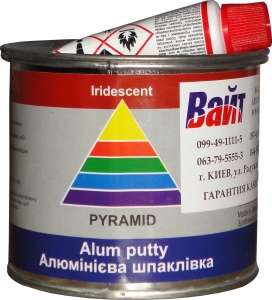 Купить Шпаклівка з алюмінієм Pyramid STANDART ALUM PUTTY, 0,25 кг - Vait.ua