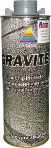 Купить Антигравійне текстурне покриття PYRAMID GRAVITEX 1л, сіре - Vait.ua