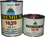 2К акриловий - уретановий лак Pyramid ACRYL-URETHANE CLEAR HS (1л) + затверджувач (0,5л)