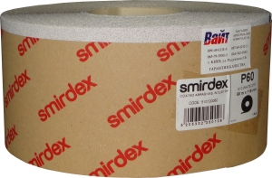 Купить Абразивний папір у рулоні SMIRDEX White Dry (серія 510), 116мм х 50м, Р60 - Vait.ua