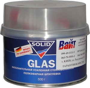 Купить Шпаклівка посилена скловолокном SOLID GLASS, 0,5 кг - Vait.ua