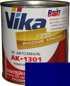 Купить 449 Акрилова автоемаль Vika АК-1301 "Океан" (0,85 кг) в комплекті зі стандартним затверджувачем 1301 (0,21 кг) - Vait.ua