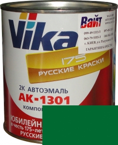 Купить 564 Акрилова автоемаль Vika АК-1301 "Кіпаріс" (0,85кг) в комплекті зі стандартним затверджувачем 1301 (0,21кг) - Vait.ua